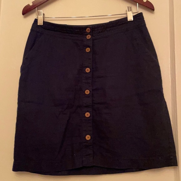 Patagonia Dresses & Skirts - Patagonia Summertime Hemp Cotton Blend Navy Skirt